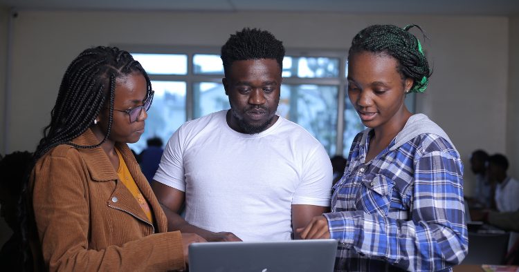 Image of Moringa Students learning Data Science.