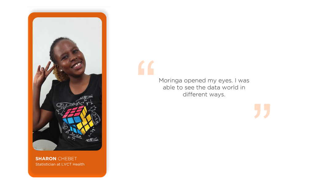 Moringa School graduate and statistician sharing how learning at Moringa changed her perspective on data.